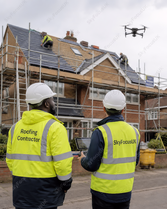 SkyFocusUK - Roofing Contractor Support - Imagery And Video Services